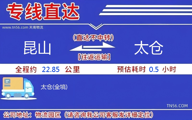 昆山到太倉物流公司 昆山到太倉物流公司